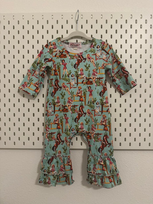 VINTAGE COWGIRL ROMPER