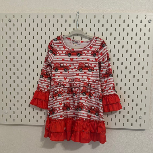 RED HEART TRUCK DRESS